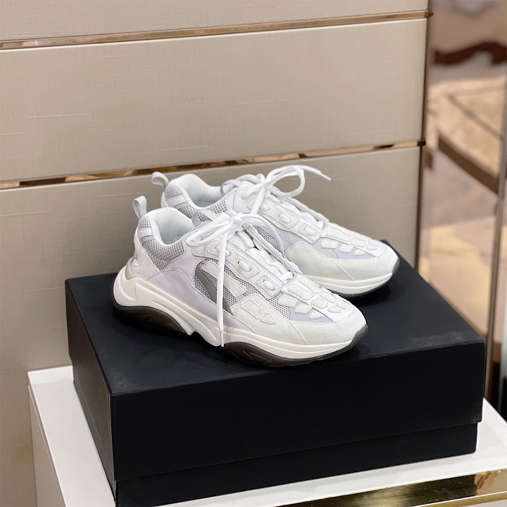 Amiri Bone Runner Sneakers White - DopestKickz