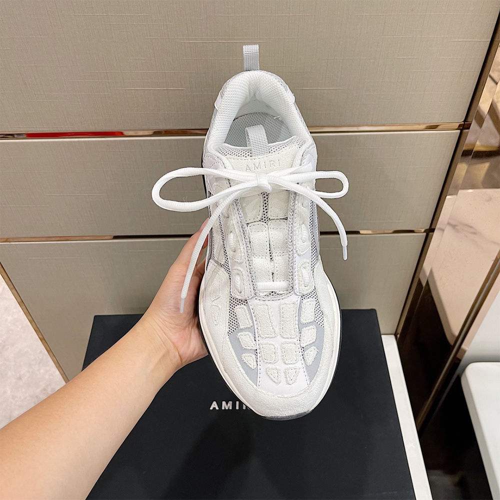 Amiri Bone Runner Sneakers White - DopestKickz