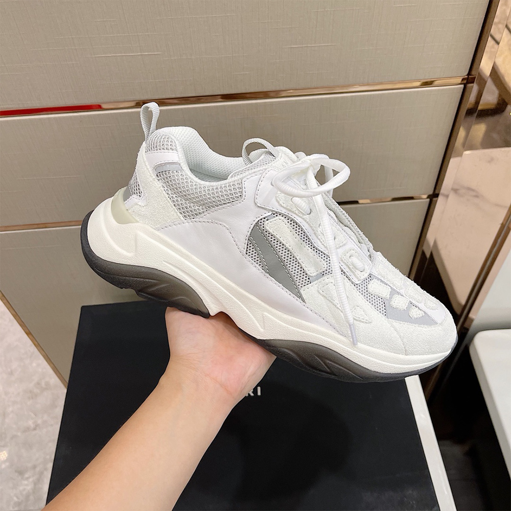 Amiri Bone Runner Sneakers White - DopestKickz