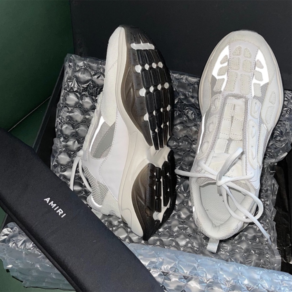 Amiri Bone Runner Sneakers White - DopestKickz