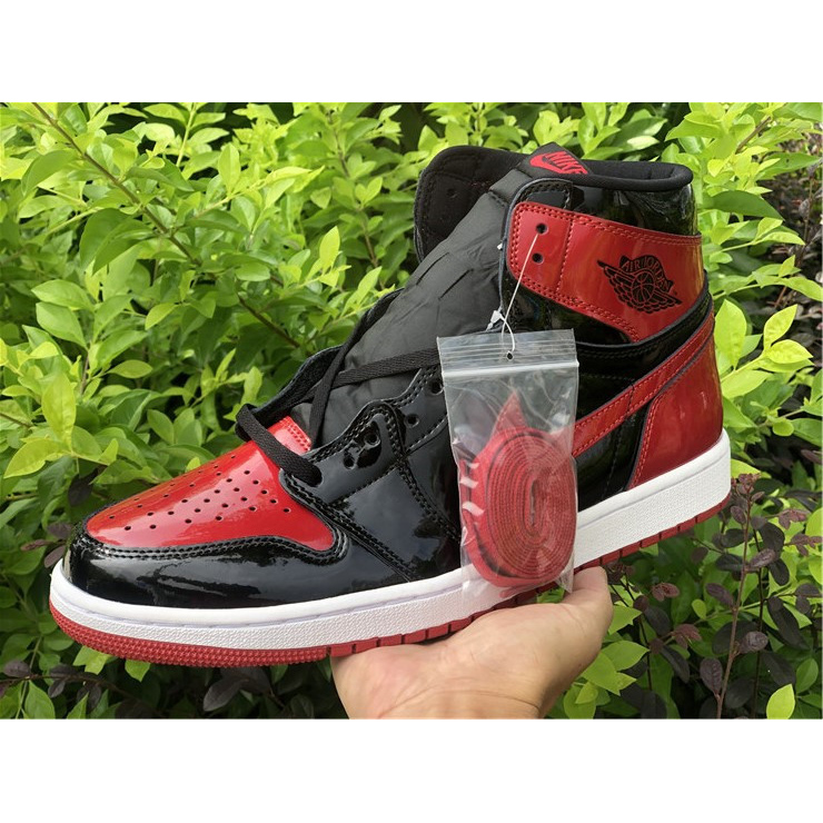 Jordan AJ 1 High OG “Bred Patent” 555088-063 - DopestKickz