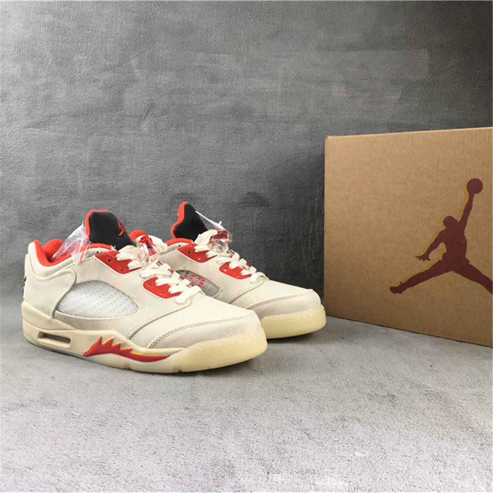 Jordan AJ 5 Low "Chinese New Year" Sneaker  DD2240-100  - DopestKickz