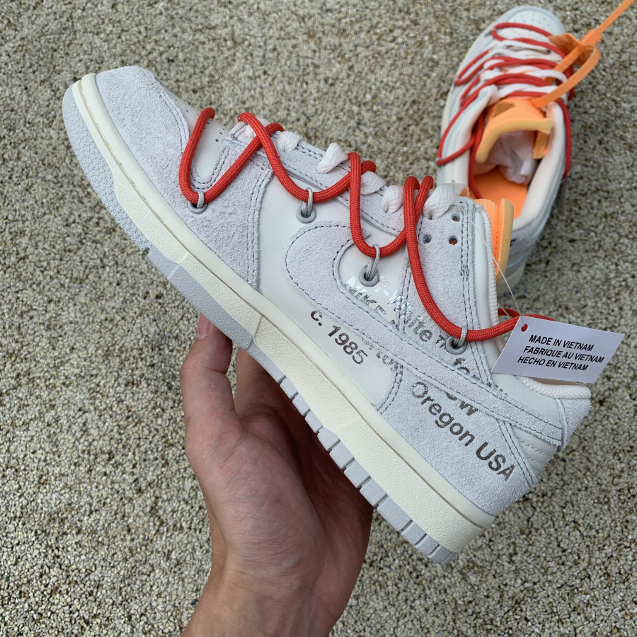 Nike Dunk Low Off-White Lot 40 - DopestKickz
