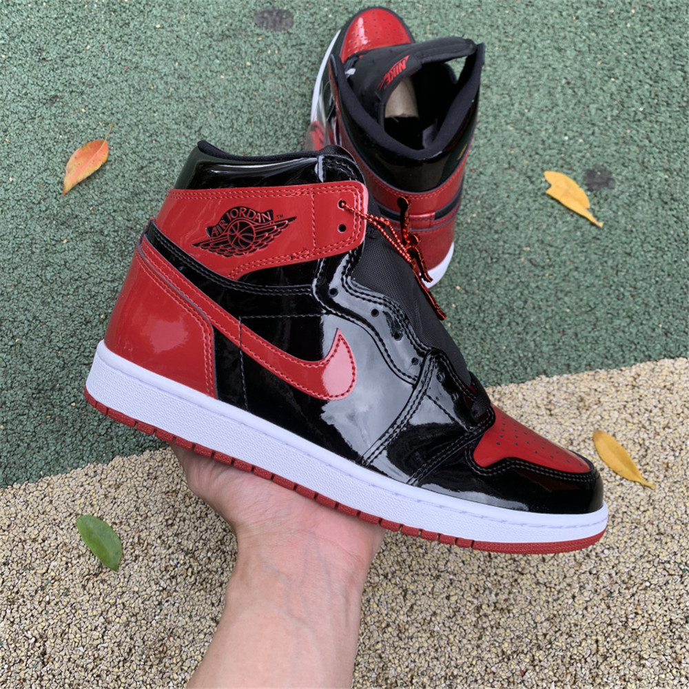 Jordan AJ1 High OG “Bred Patent” - DopestKickz