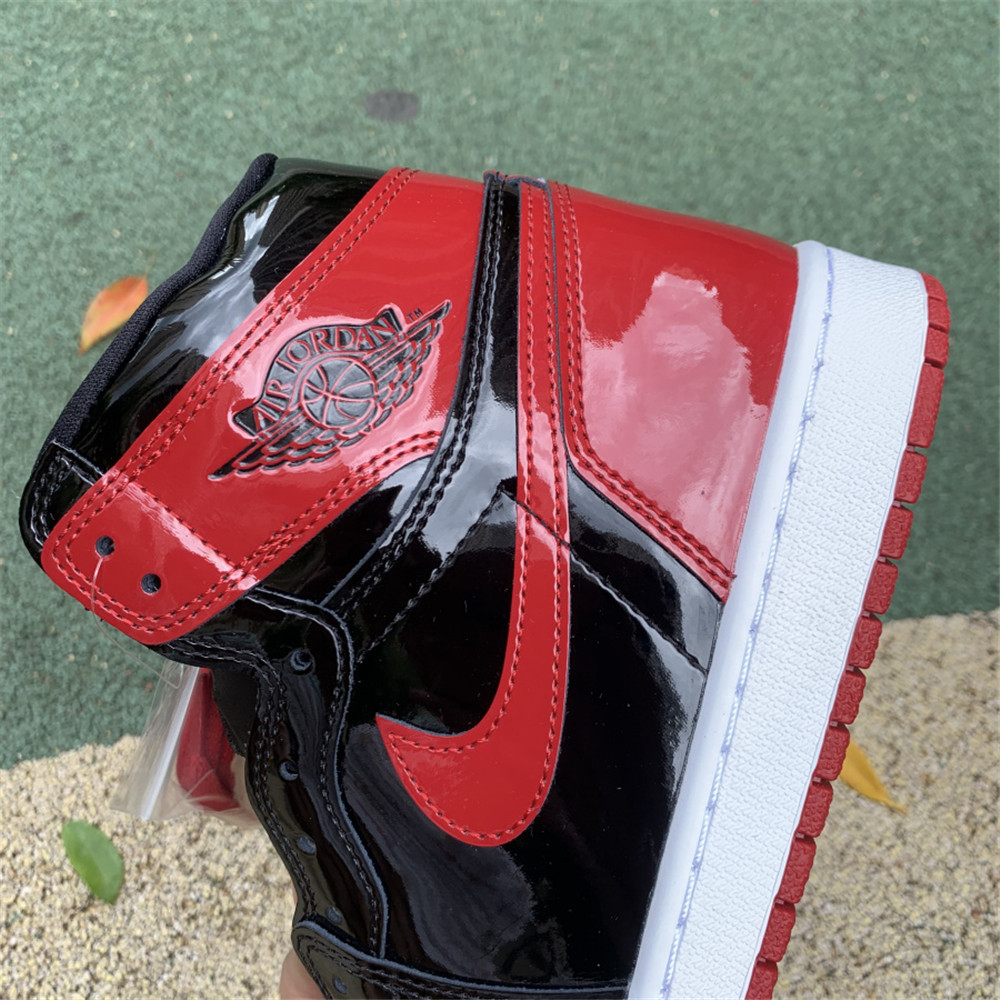 Jordan AJ1 High OG “Bred Patent” - DopestKickz