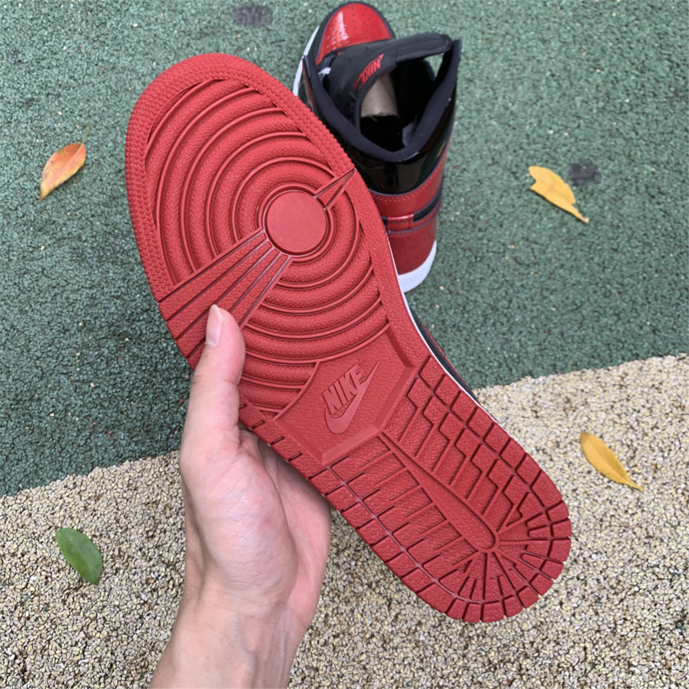 Jordan AJ1 High OG “Bred Patent” - DopestKickz