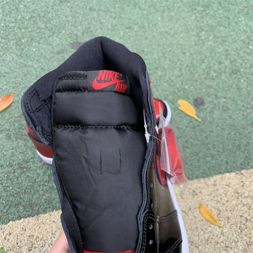 Jordan AJ1 High OG “Bred Patent” - DopestKickz