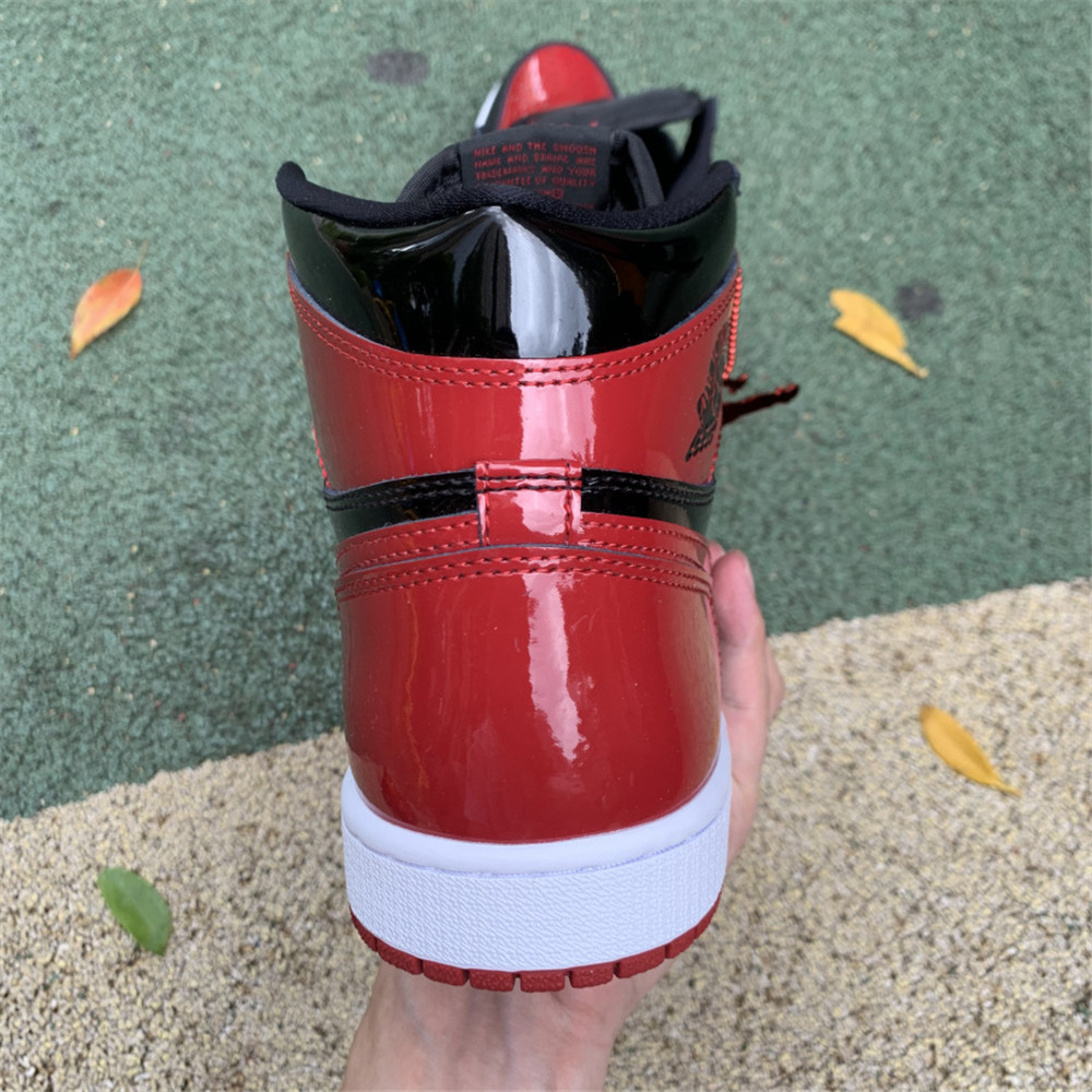 Jordan AJ1 High OG “Bred Patent” - DopestKickz