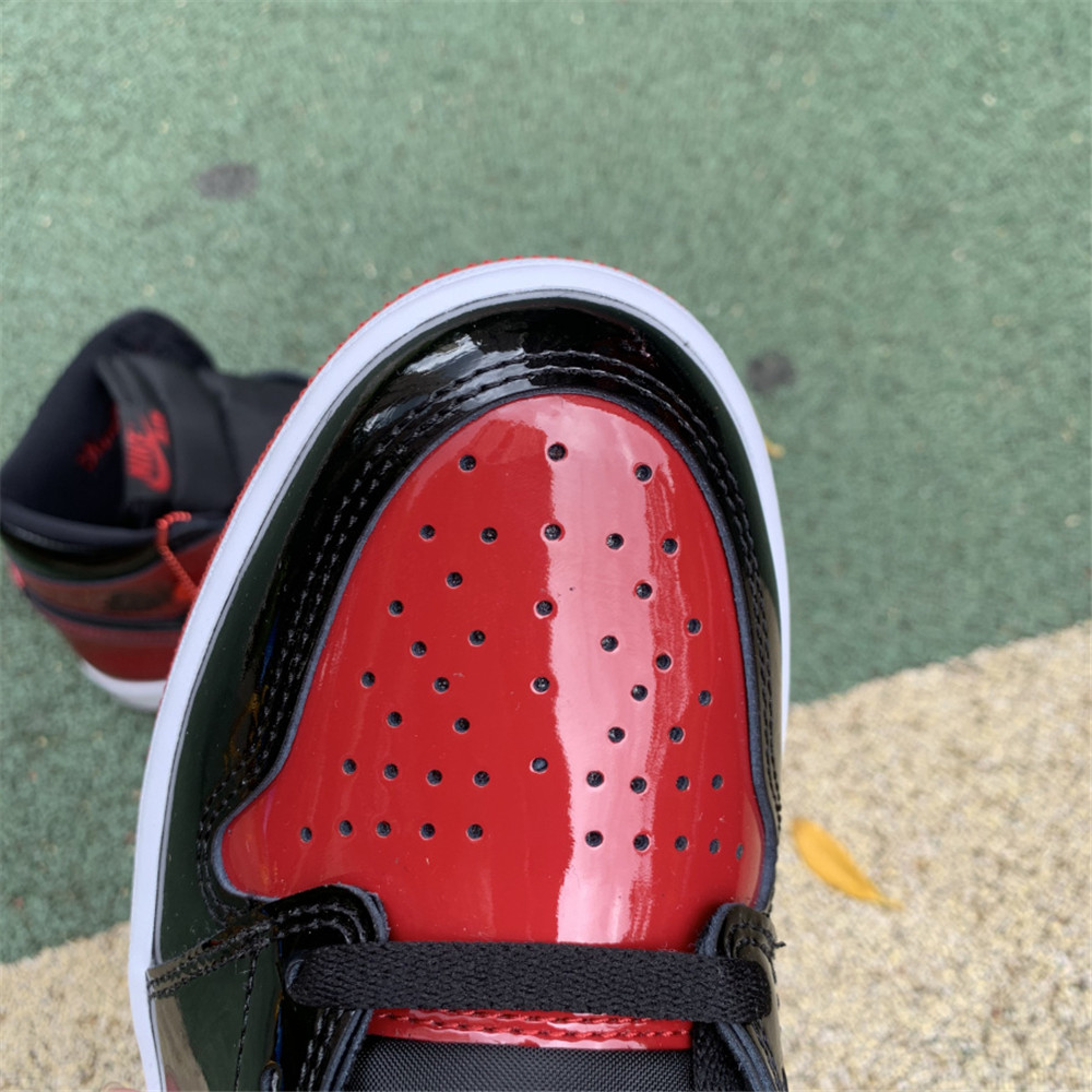 Jordan AJ1 High OG “Bred Patent” - DopestKickz