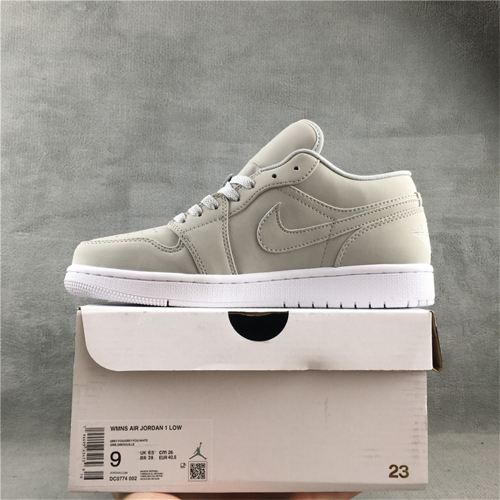 Jordan AJ1 Low Grey Fog Sneaker DC0774-002 - DopestKickz
