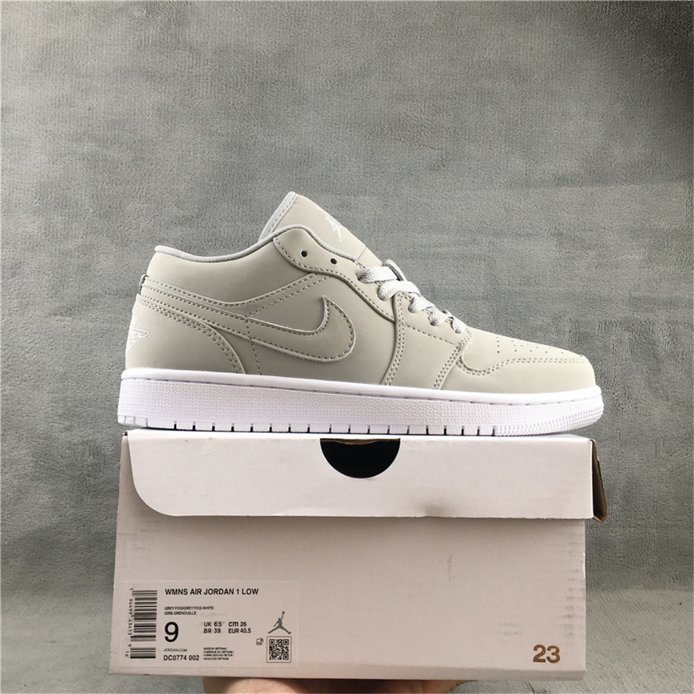 Jordan AJ1 Low Grey Fog Sneaker DC0774-002 - DopestKickz