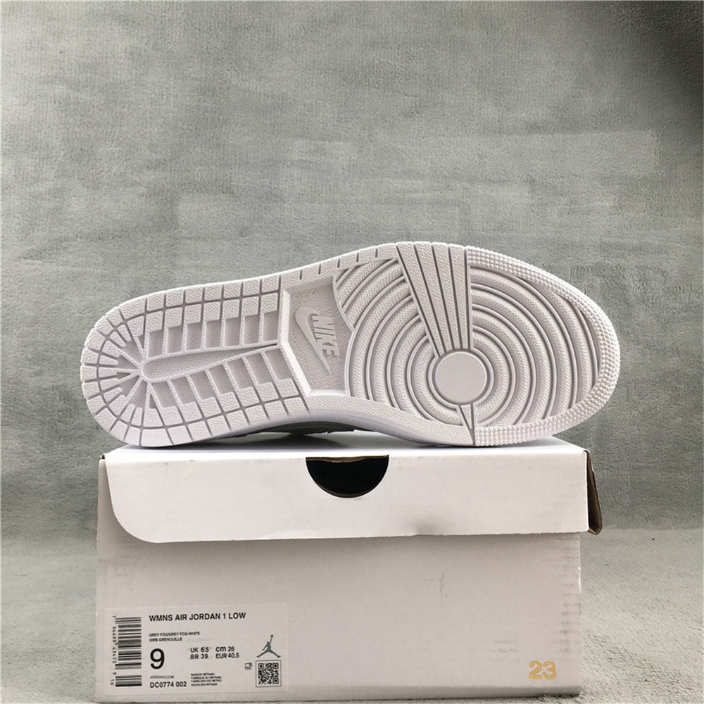 Jordan AJ1 Low Grey Fog Sneaker DC0774-002 - DopestKickz