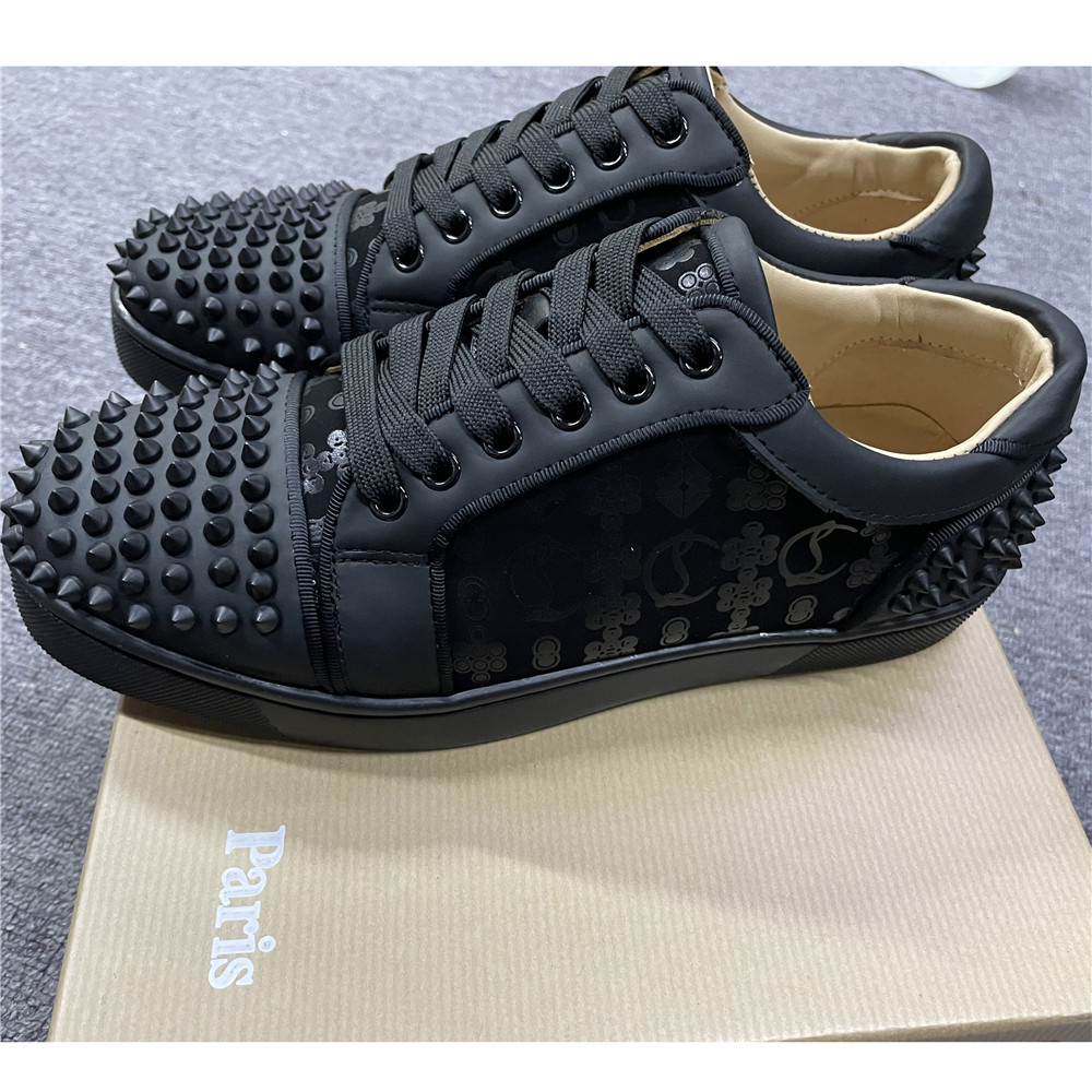 Christian Louboutin Louis Junior Spikes Orlato Sneakers - DopestKickz