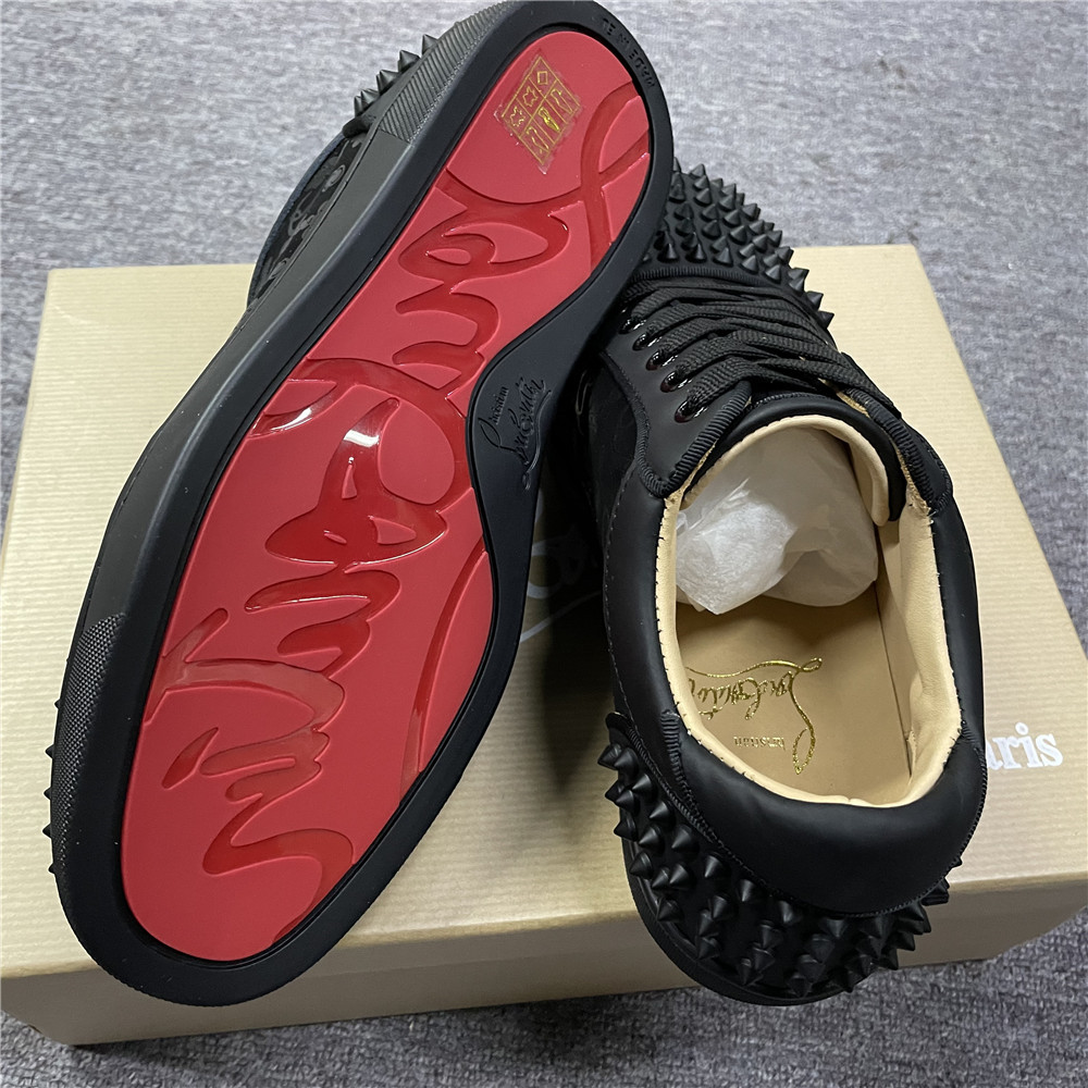 Christian Louboutin Louis Junior Spikes Orlato Sneakers - DopestKickz
