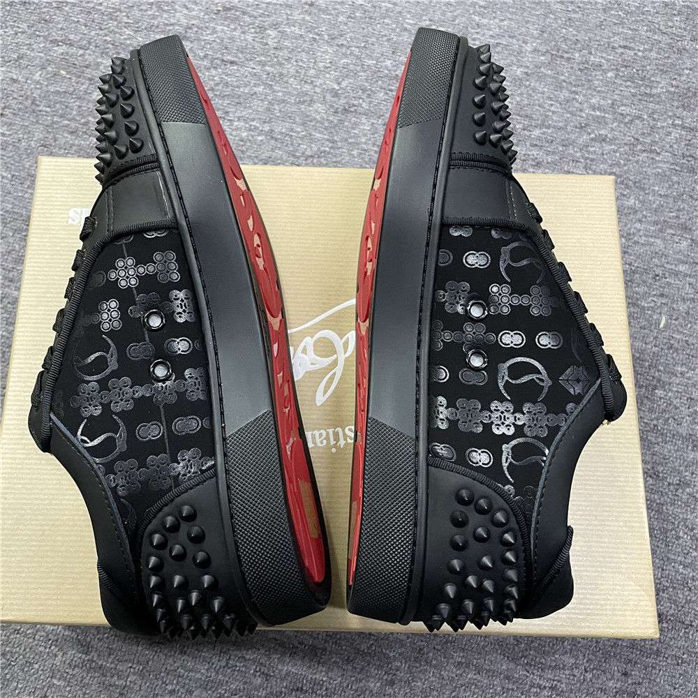 Christian Louboutin Louis Junior Spikes Orlato Sneakers - DopestKickz