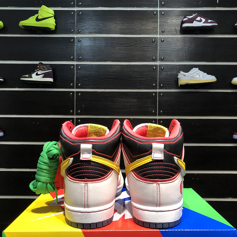 Gundam X Nike SB Dunk High Project RX-0 Unicorn - DopestKickz