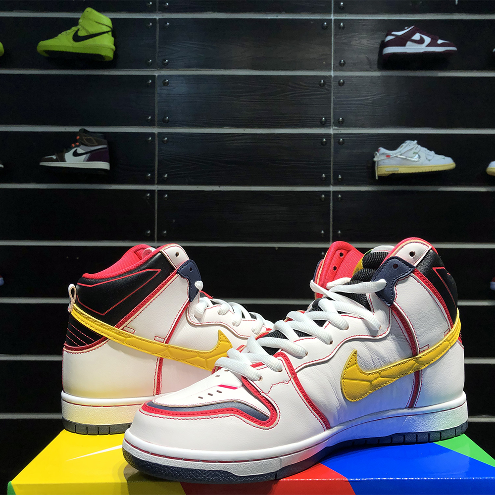 Gundam X Nike SB Dunk High Project RX-0 Unicorn - DopestKickz