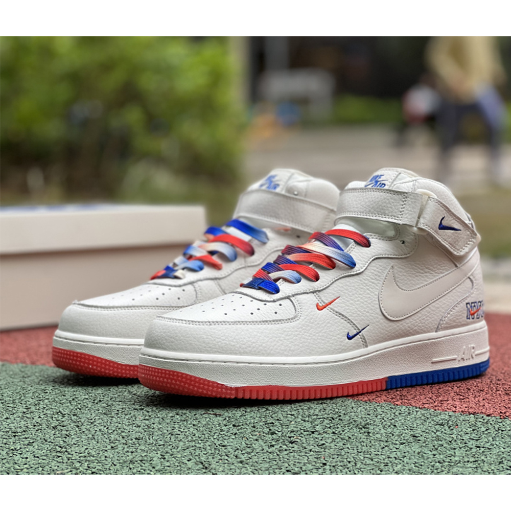 Nike Air Force 1 Mid NYC Rainbow Sneaker - DopestKickz