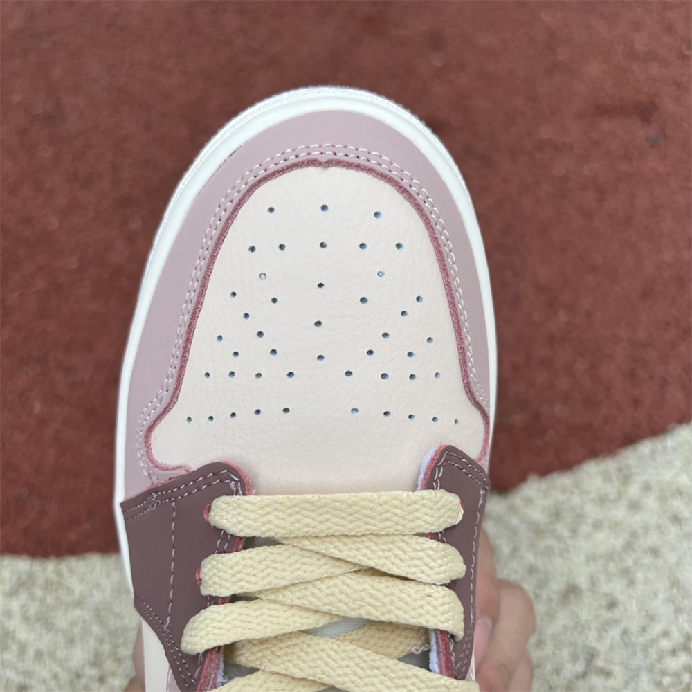 Jordan AJ1 Mid Dusty Pink Sneaker - DopestKickz