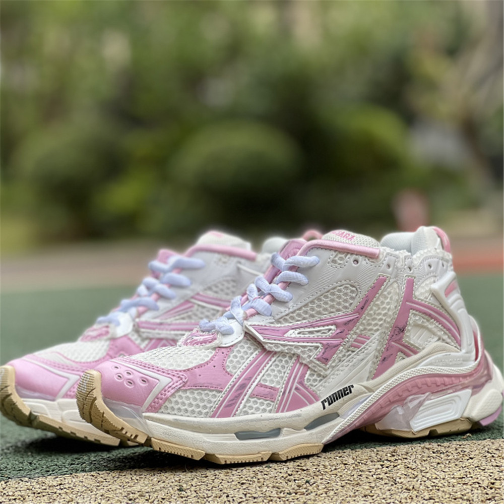Balenciaga Track Sneaker In Cherry Pink  - DopestKickz