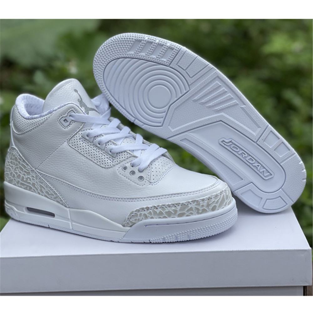 Jordan AJ3 “Triple White” Sneaker 136064-111 - DopestKickz