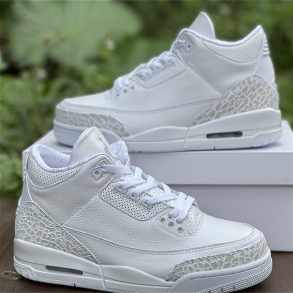 Jordan AJ3 “Triple White” Sneaker 136064-111 - DopestKickz