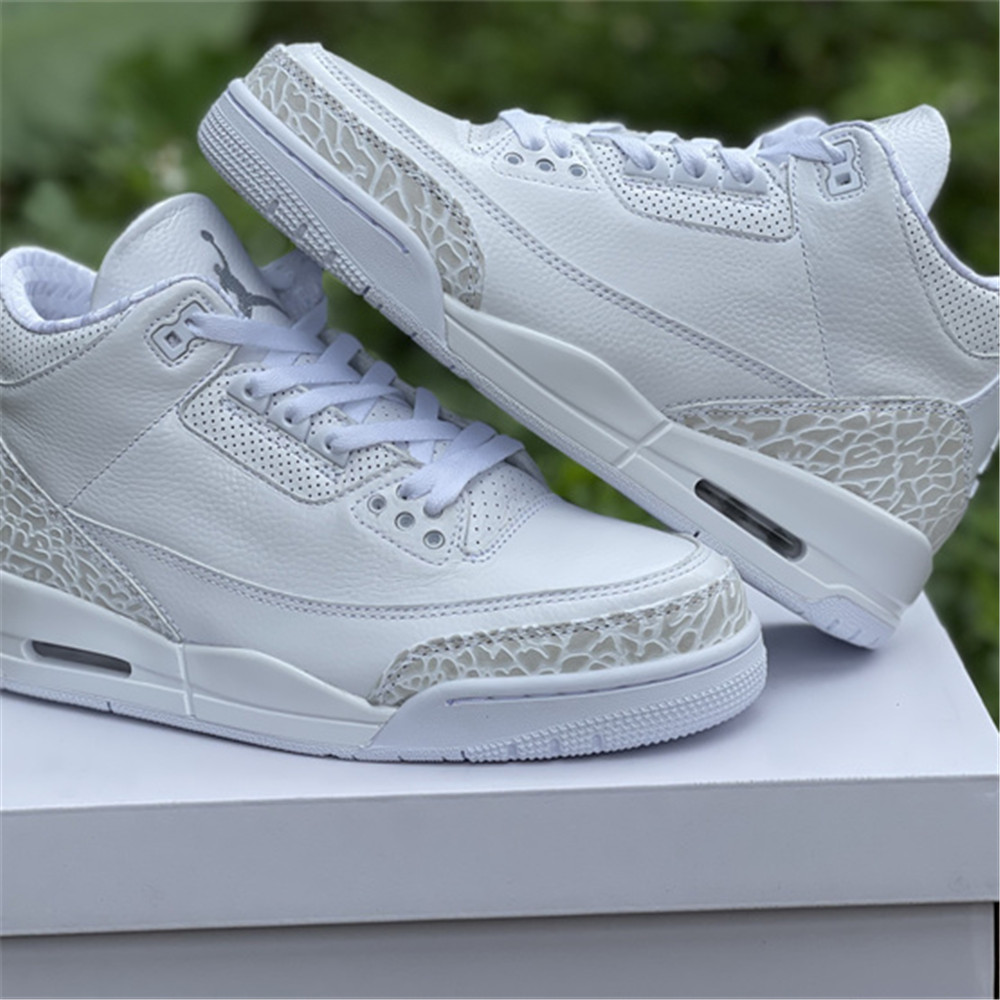 Jordan AJ3 “Triple White” Sneaker 136064-111 - DopestKickz