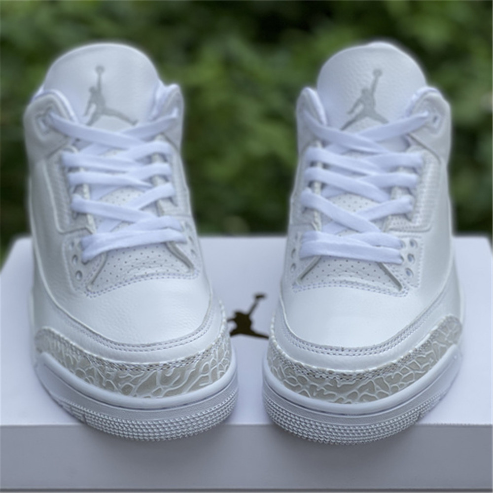 Jordan AJ3 “Triple White” Sneaker 136064-111 - DopestKickz
