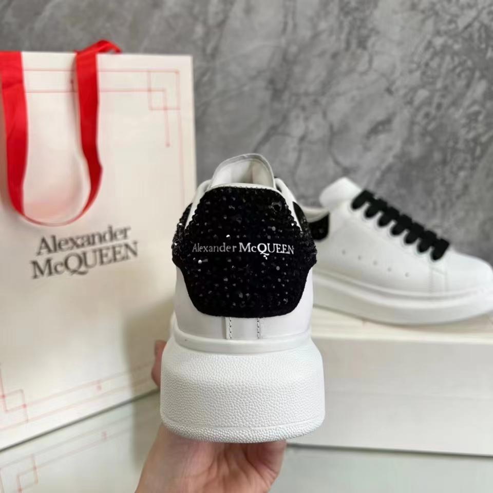 Alexander Mqueen Low-Top Air Platform Leather Sneakers    - DopestKickz
