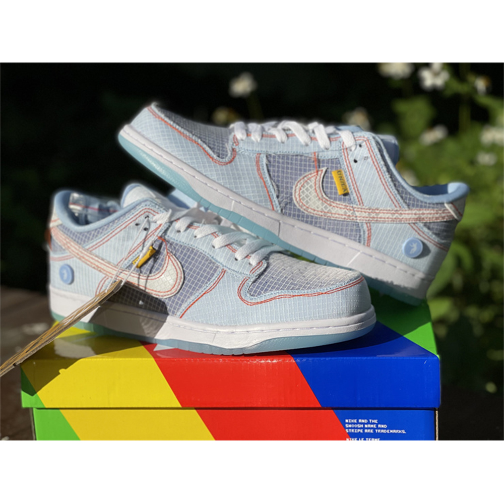 Union X Nike Dunk Low "Midnight Navy" Sneakers - DopestKickz