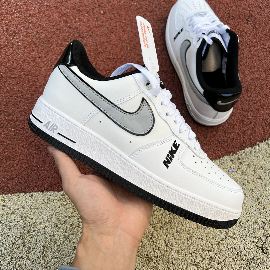 Nike Low Sneaker Air Force 1 '07 LV8 White Grey - DopestKickz