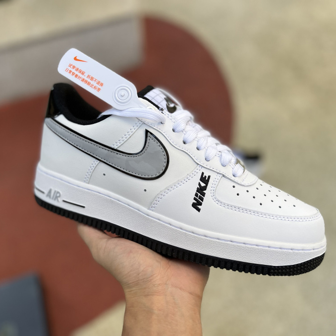 Nike Low Sneaker Air Force 1 '07 LV8 White Grey - DopestKickz