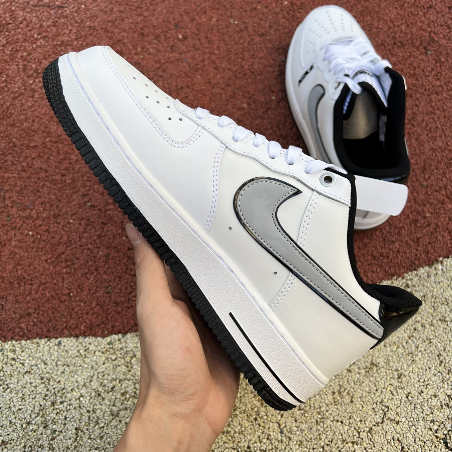 Nike Low Sneaker Air Force 1 '07 LV8 White Grey - DopestKickz