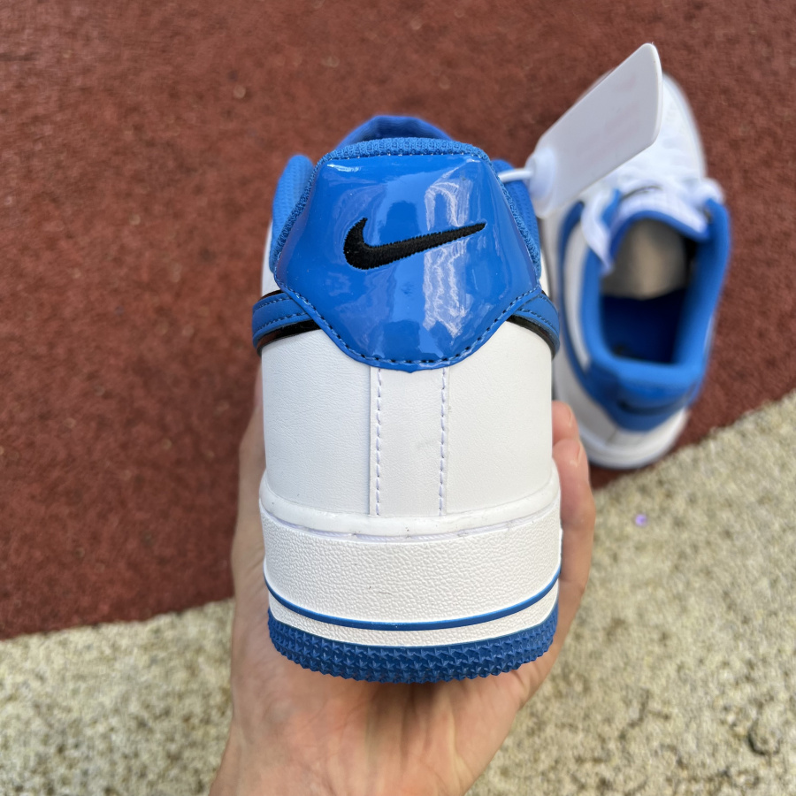 Nike Low Sneaker Air Force 1 '07 LV8 White Blue  - DopestKickz