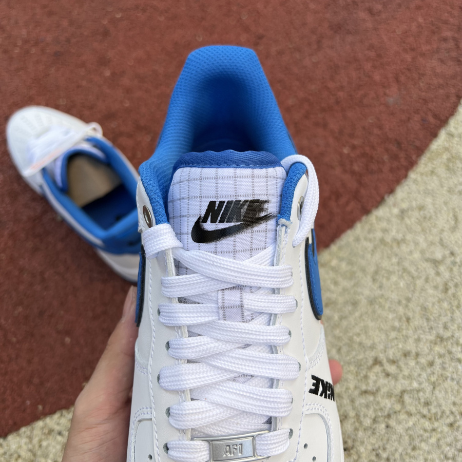 Nike Low Sneaker Air Force 1 '07 LV8 White Blue  - DopestKickz