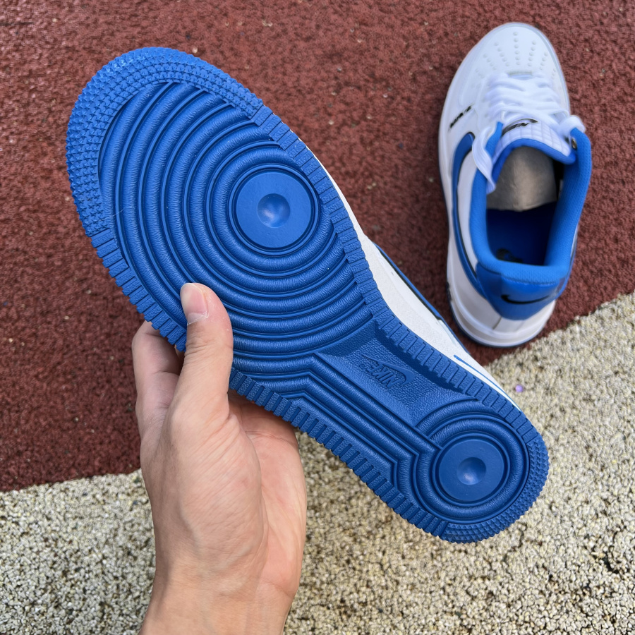 Nike Low Sneaker Air Force 1 '07 LV8 White Blue  - DopestKickz