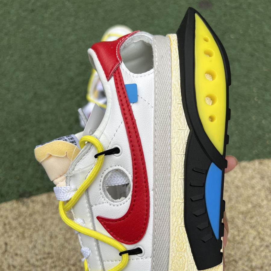 Off-White X Nike Blazer Low DH7863-100 - DopestKickz