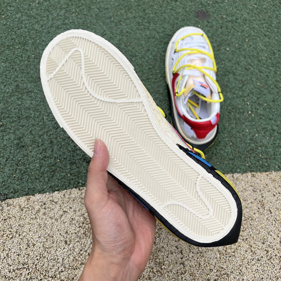 Off-White X Nike Blazer Low DH7863-100 - DopestKickz