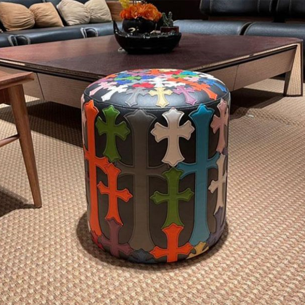 Chrome Heart Small Round Stool - DopestKickz