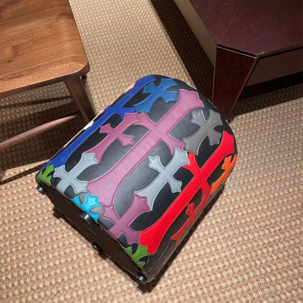 Chrome Heart Small Round Stool - DopestKickz