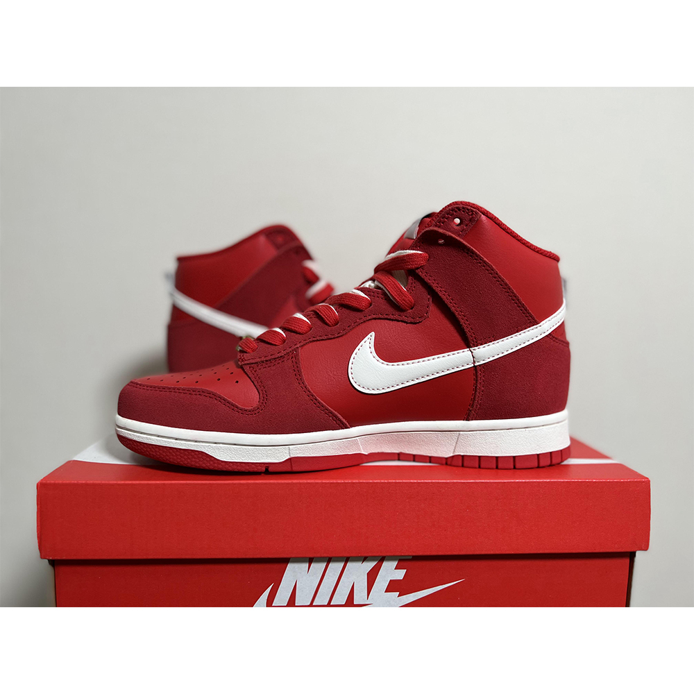 Nike Dunk High First Use Red Sneaker - DopestKickz