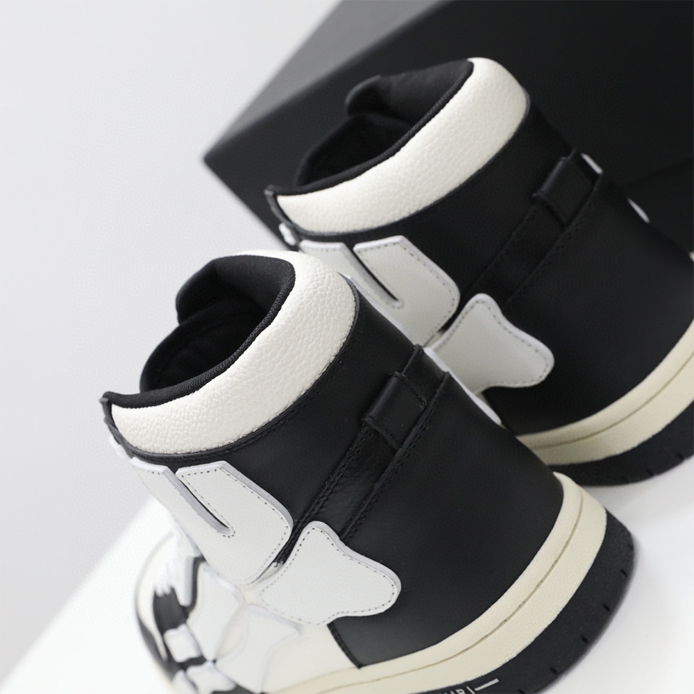 Amiri Skel-Top Hi Sneaker White/Black - DopestKickz
