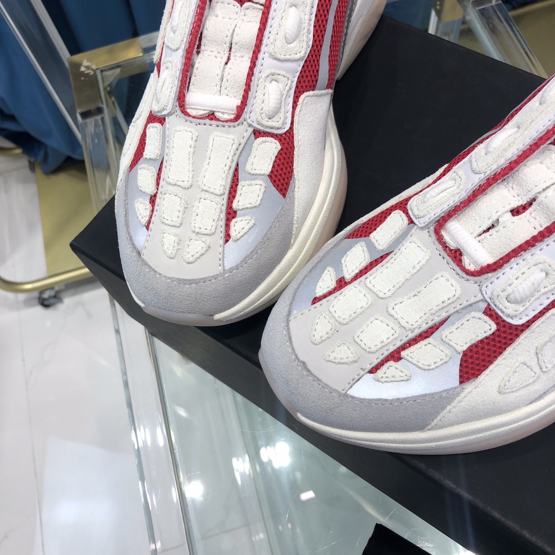 Amiri Bone Runner White & Red - DopestKickz