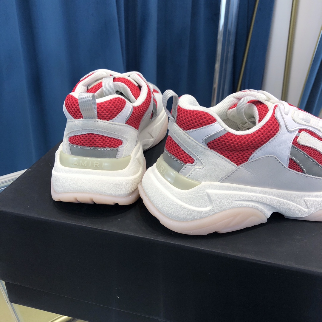 Amiri Bone Runner White & Red - DopestKickz