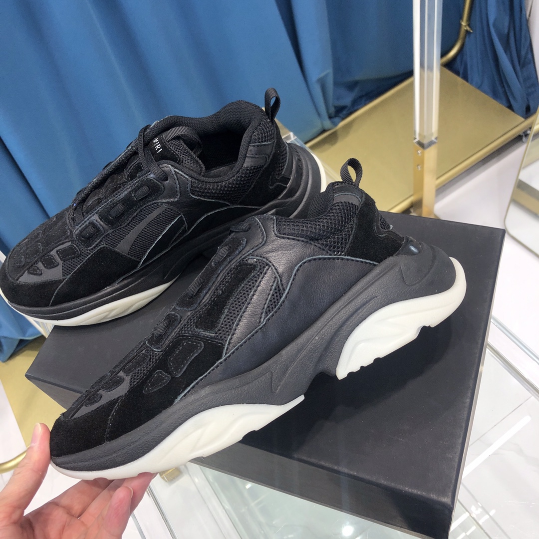Amiri Bone Runner All Black - DopestKickz