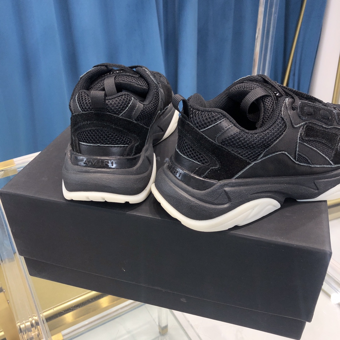 Amiri Bone Runner All Black - DopestKickz