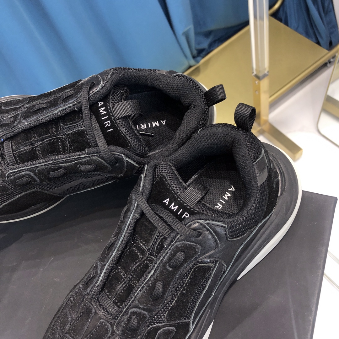 Amiri Bone Runner All Black - DopestKickz
