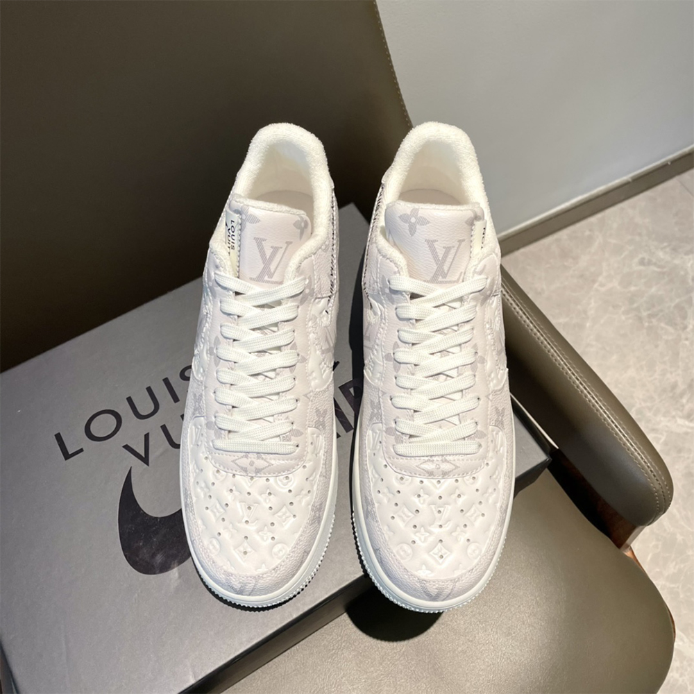 Louis Vuitton X Nike Air Force 1 Sneaker In Beige - DopestKickz