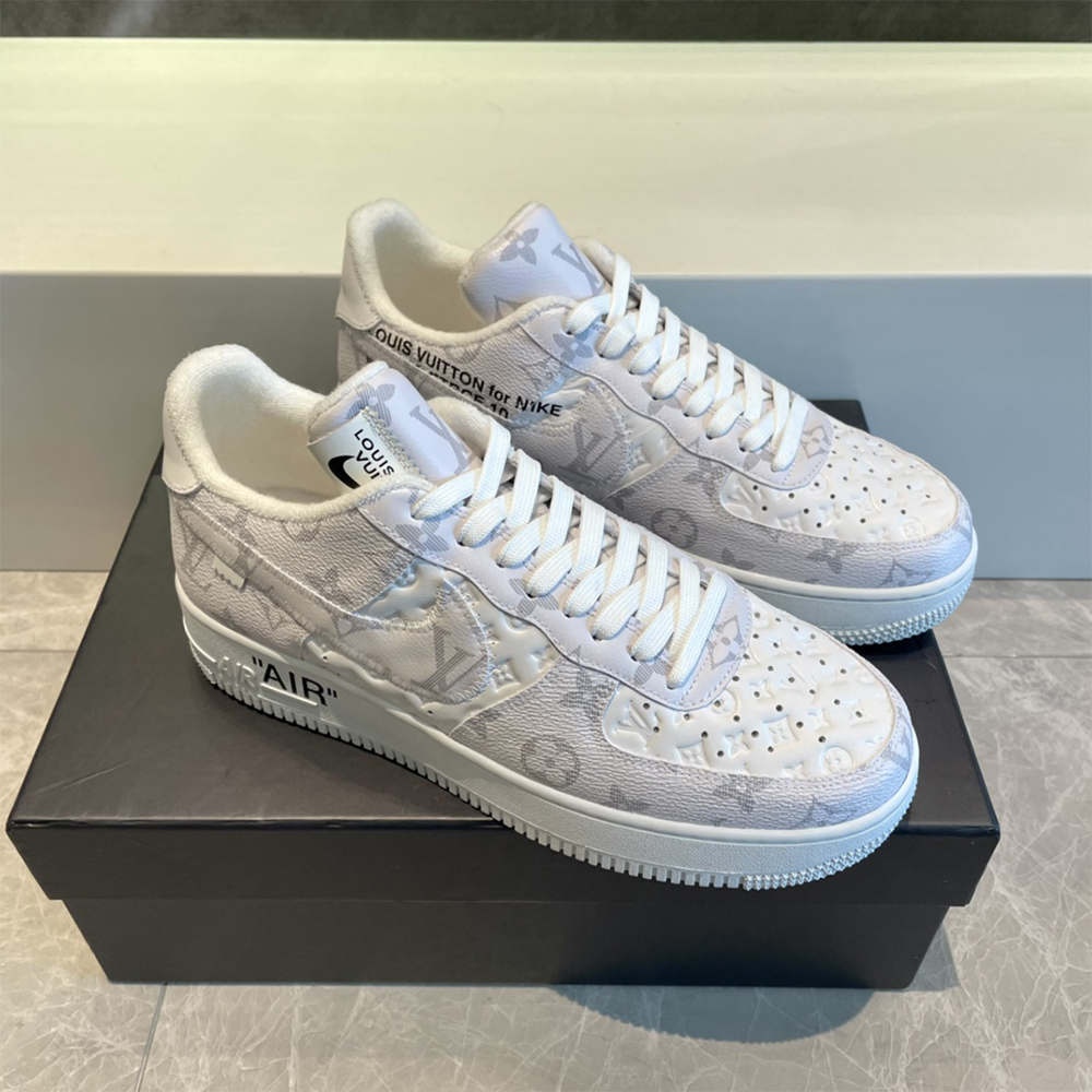 Louis Vuitton X Nike Air Force 1 Sneaker In Beige - DopestKickz