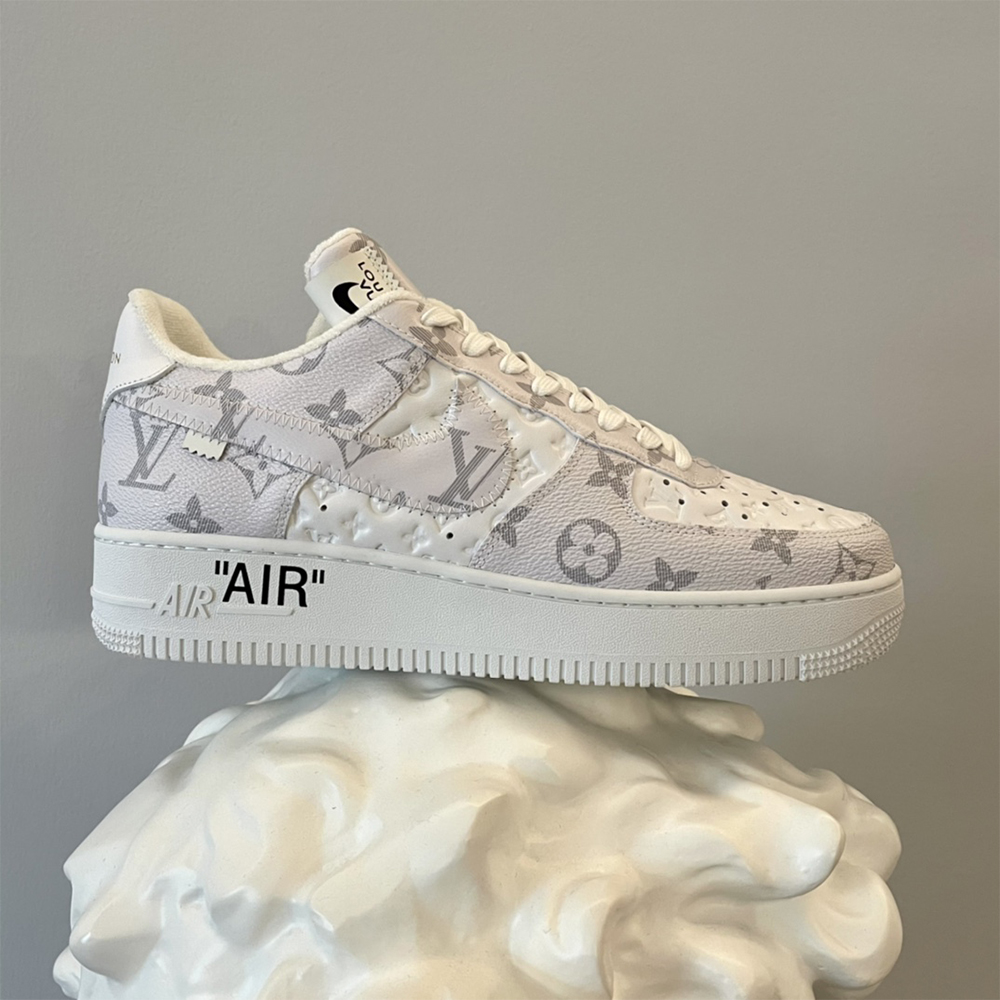 Louis Vuitton X Nike Air Force 1 Sneaker In Beige - DopestKickz